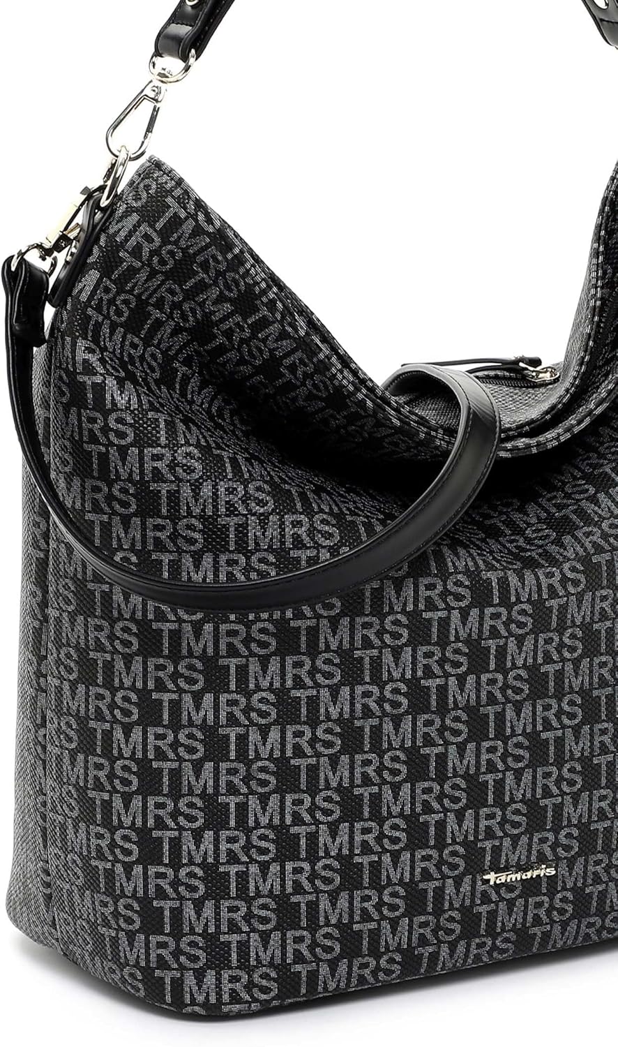 Tamaris Beutel Grace 31434 Damen Handtaschen Print Einheitsgrösse Schwarz, Einheitsgrösse Schwarz