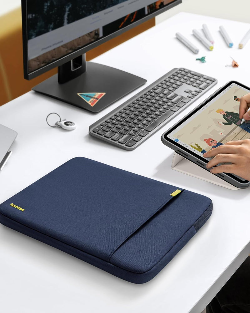 tomtoc 360° Tablet Tasche für 11 Zoll iPad Pro M4 OLED 2024, 11 Zoll iPad Air M2 2024, 11 Zoll iPad