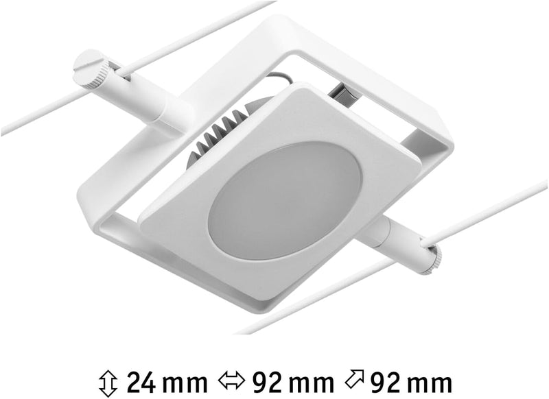 Paulmann 94423 CorDuo LED Seilsytem Spot MacLED DC incl. 1x4,5 Watt erweiterbar Weiss, Chrom Drahtse