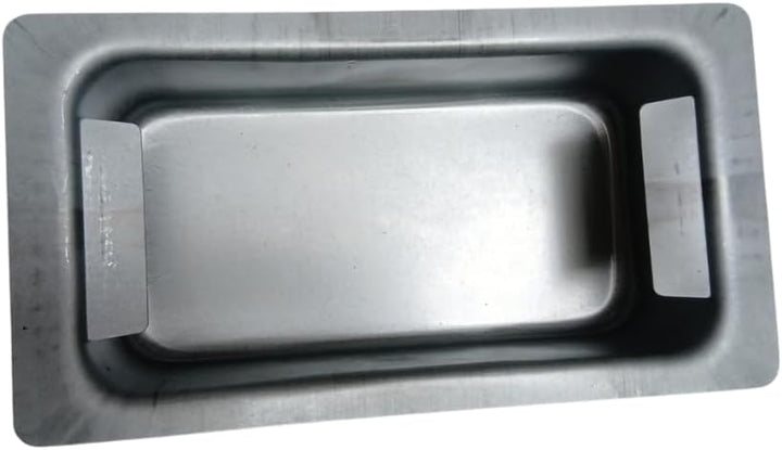 Ascheschublade aus verzinktem Stahl, 30 x 16 cm, Aschenbecher
