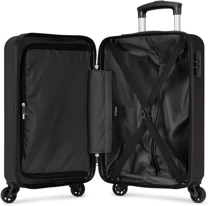 Handgepäck Koffer 53 x 35 x 20 cm - Koffer mit 4 Rollen - Hartschalen Trolley - Zahlenschloss - 33L