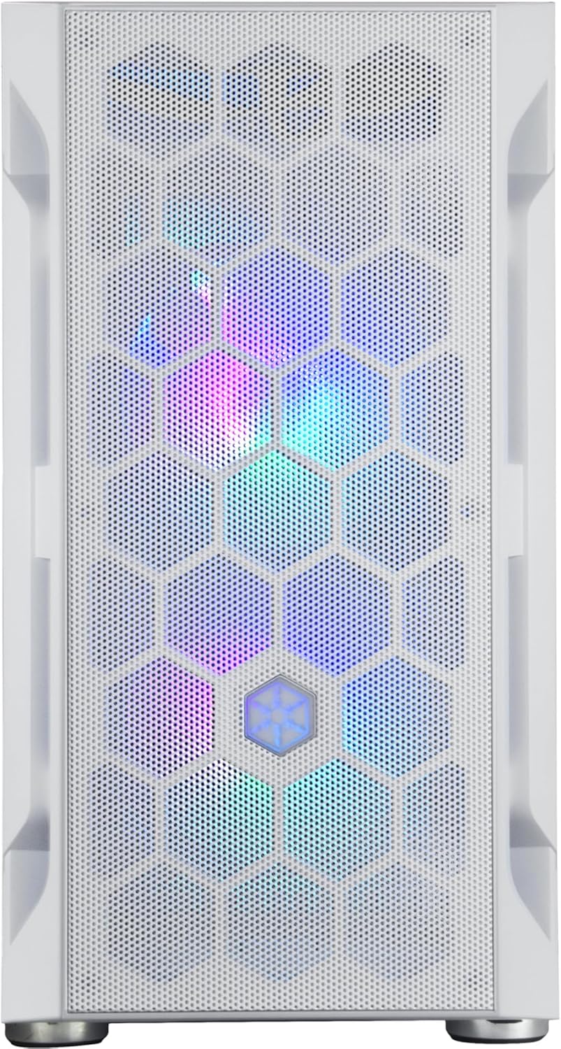 SilverStone Technology SST-FAH1MW-PRO - Fara H1M Micro-ATX Gaming Computer Chassis mit ARGB-Beleucht