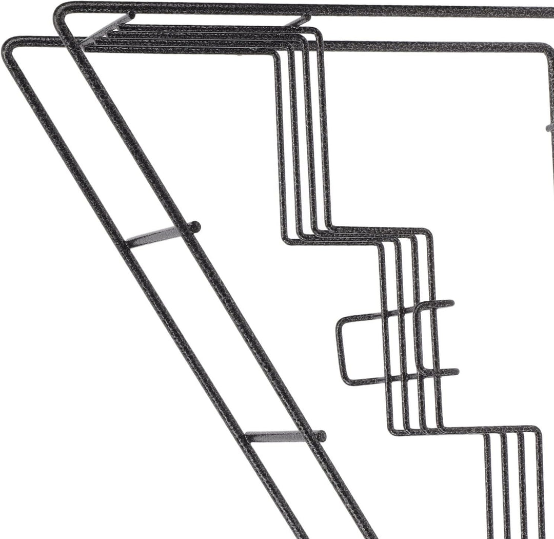 Draht-Flaschenhalter, Kaffee-Sirup-Halter 4 Flaschen Fach Sirup Veranstalter, Edelstahl Draht Weinfl