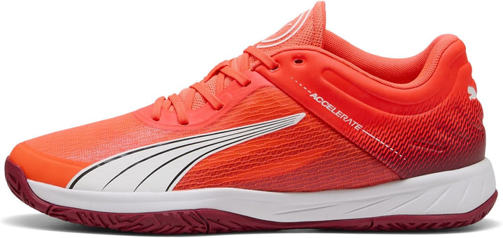 Puma Beschleunigt Den Turbo Unisex Hallenturnschuh 38 EU Glowing Red Puma White Dark Crimson Puma Bl