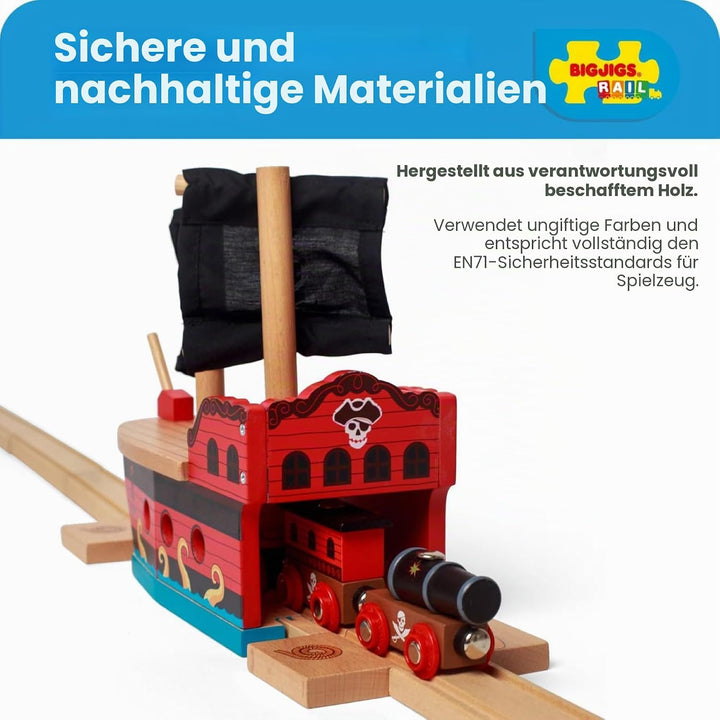 Bigjigs Rail Piratenschiff