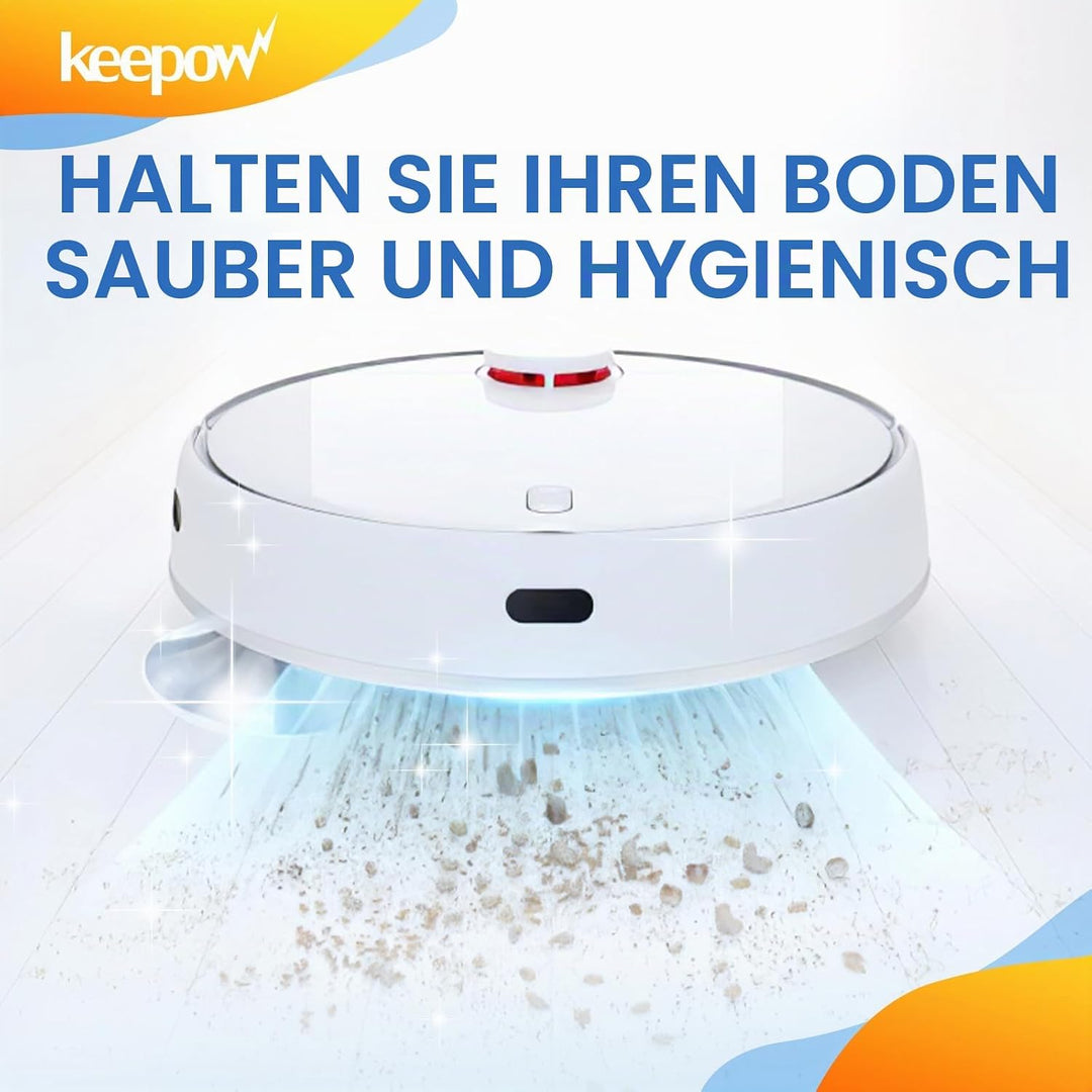 KEEPOW Zubehör für Xiaomi Mop Pro/Mi Robot Vacuum Mop P, Ersatzteile für Xiaomi Robot 2S Zubehör, 18