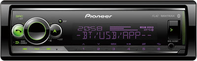 Pioneer MVH-S520BT 1DIN Autoradio mit RDS | halbe Einbautiefe | deutsche Menüführung | Bluetooth | U