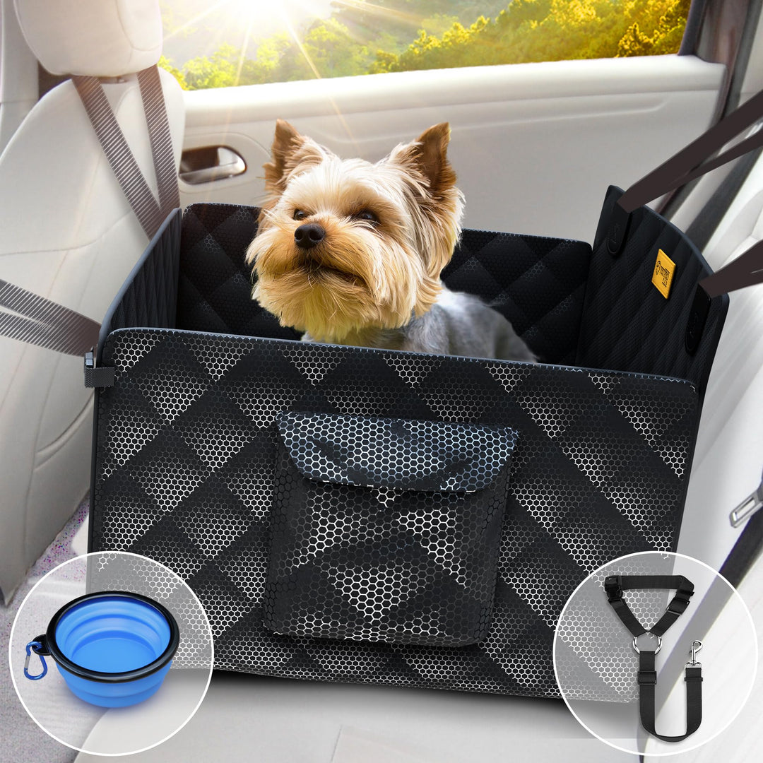 PetProved Hunde Autositz Hundesitz Auto Rückbank Wasserdicht Autositz Hund Hundeautositz Hundesitz M