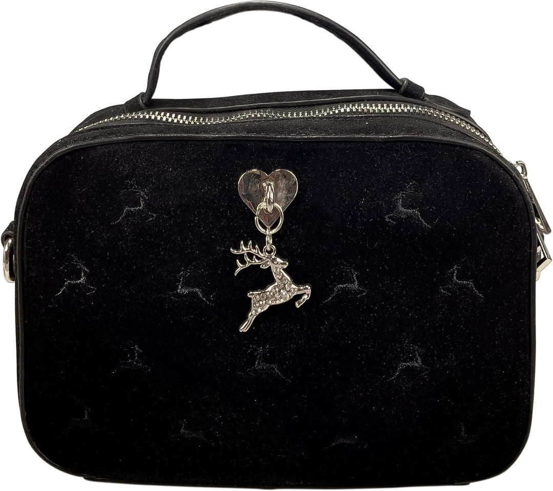 Alpenflüstern Trachtentasche Springende Hirsche - Damen Trachten Handtasche, Schultertasche fürs Dir