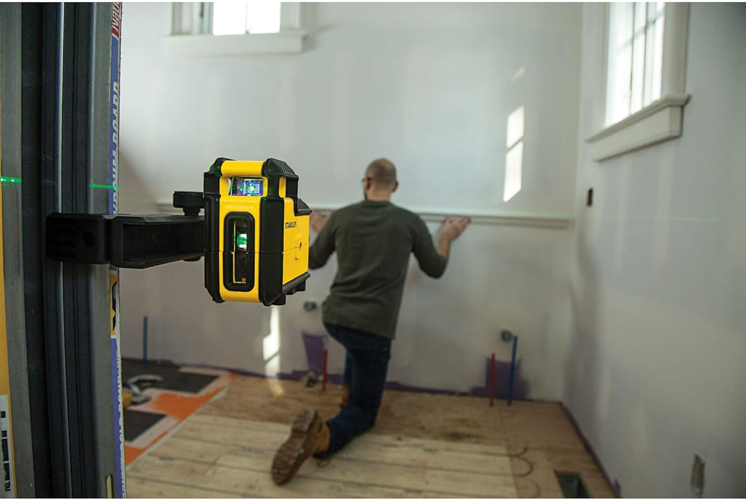 Stanley STHT77594-1 Kreuzlinienlaser CROSS 360° (mit grüner Diode, 360° horizontale & vertikale Lini