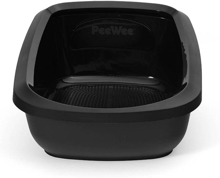 PeeWee EcoGranda - Katzentoilette - Starter-Paket Schwarz, Schwarz