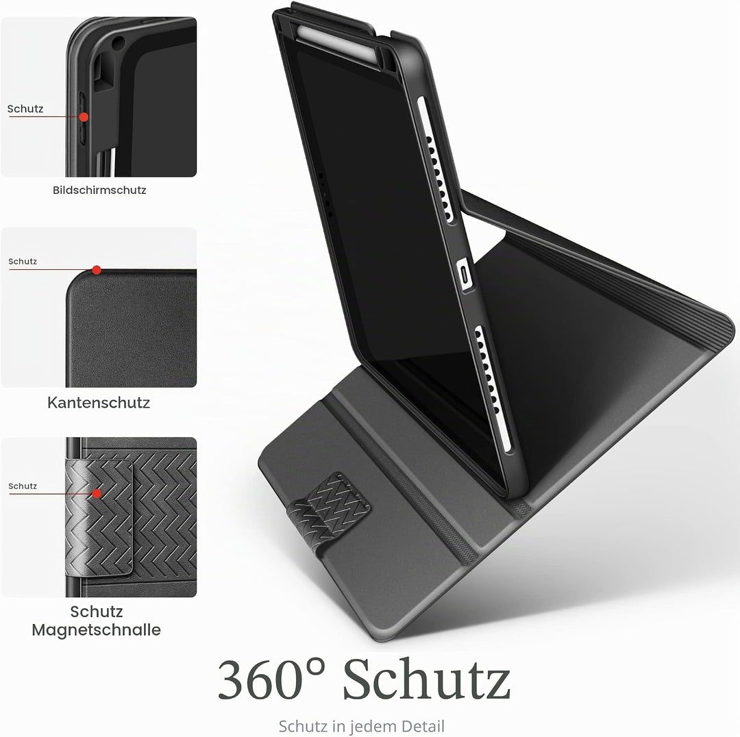 AUAUA Hülle für iPad Pro 11 2022 (4. Generation)/2021(3. Gen)/2020(2. Gen)/2018 mit Apple Stifthalte