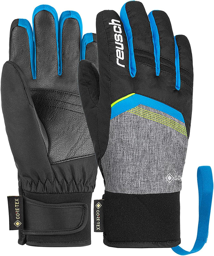 Reusch Jungen Bolt Gore-tex Junior Warmer, wasserdichter und atmungsaktiver Winterhandschuh 4 schwar