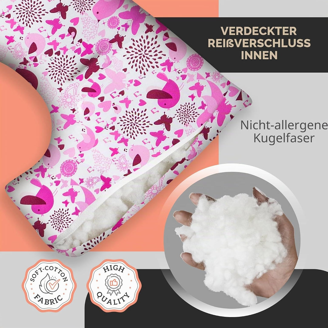W&F HOME Postoperationskissen, Mastektomie, nach Brustkrebs, Operationen, Erholung, Bauch Tuck, C-Se