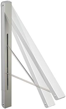 Klappbarer Kleiderbügelhalter Aluminium eloxiert Bügelhalter Kleiderlüfter Garderobenstange von SO-T