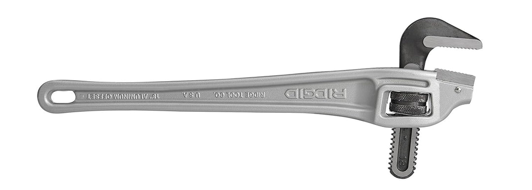 RIDGID 31125 Modell 18 Eckrohrzange aus Aluminium, 18" Sanitär-Schraubenschlüssel 18 inch, 18 inch