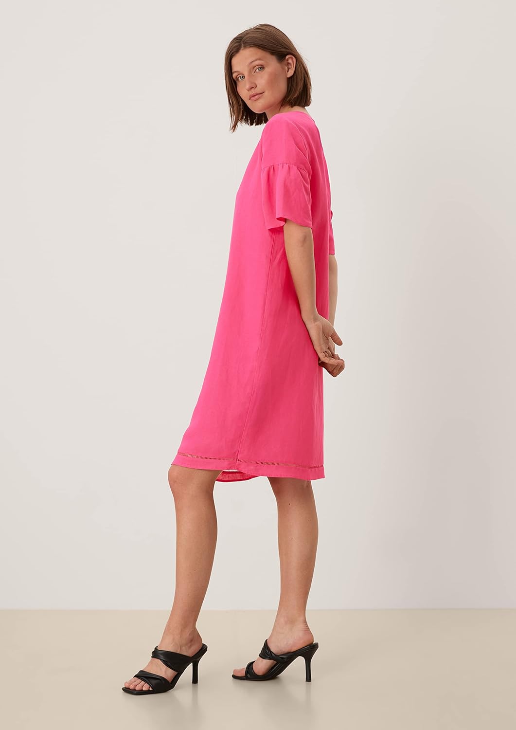 s.Oliver BLACK LABEL Damen Casual Dress, Rosa 4464