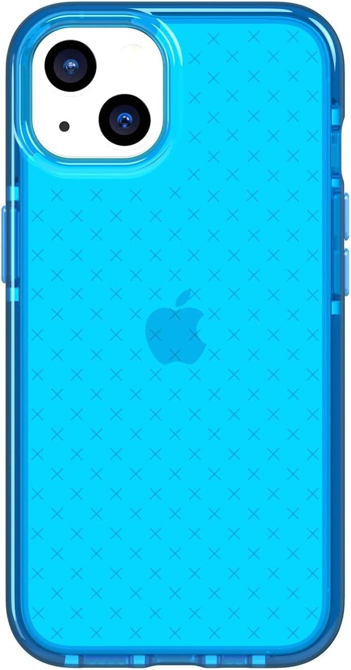 Tech21 Evo Check Schutzhülle für iPhone 13 – Ultra-Schutz mit 5,8 m langem Fallschutz blau iPhone 13