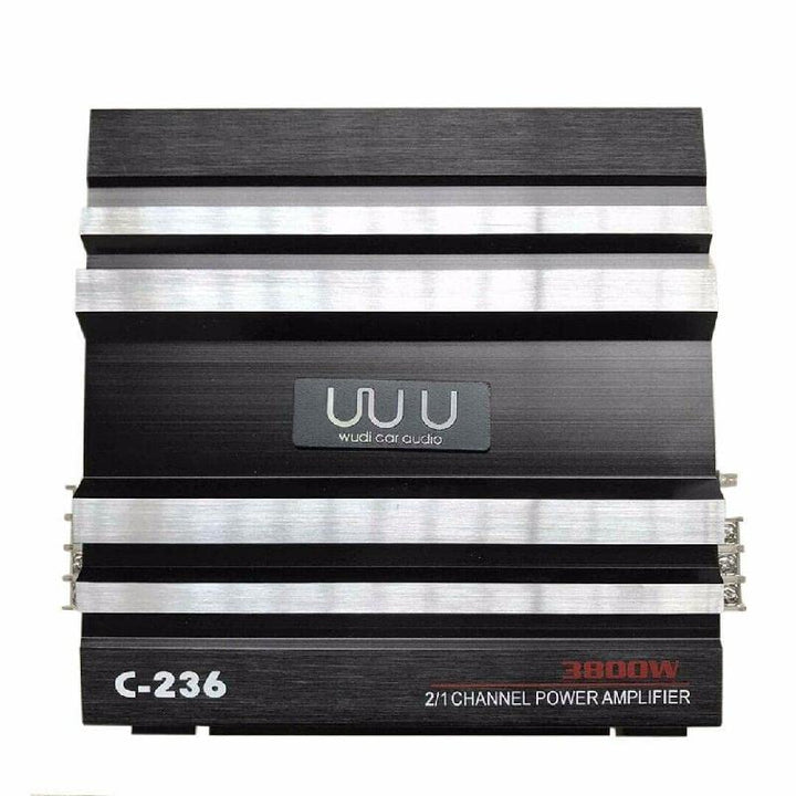 Riloer 3800 W Autoradio-Audio-Verstärker, 4 Ohm-Kanal-Verstärker, Super-Bass-Subwoofer, Stereo-Verst