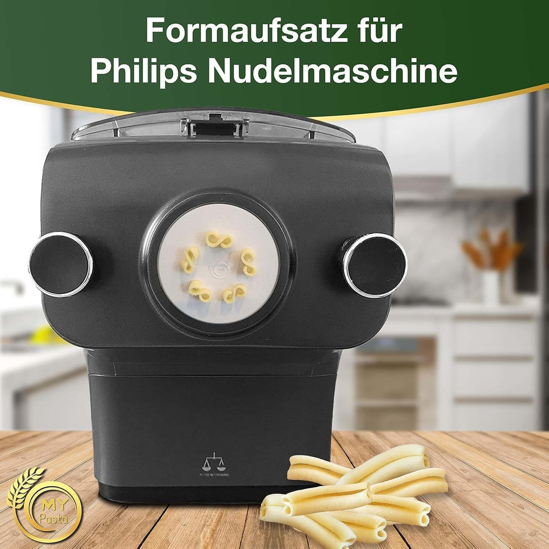 MY PASTA Casarecce Zubehör Für Pastamaker Pasta Disc Kompatibel Mit Philips Pasta Maker Avance Matri