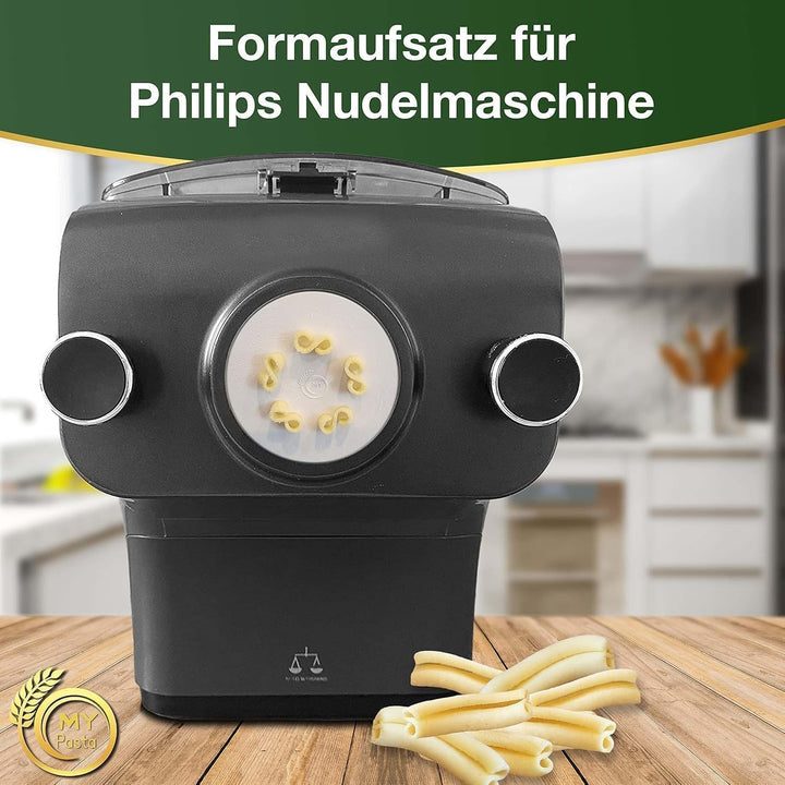 MY PASTA Casarecce Zubehör Für Pastamaker Pasta Disc Kompatibel Mit Philips Pasta Maker Avance Matri