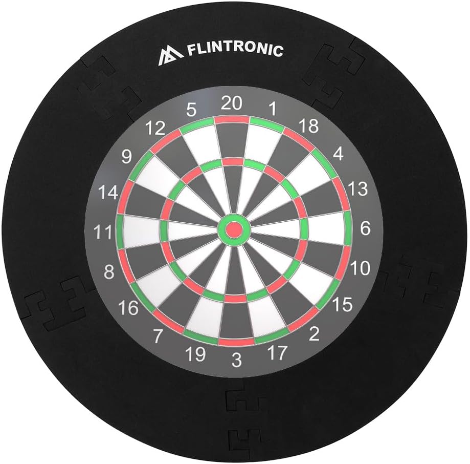 Flintronic Dart Catchring Surround, Surround Auffangring Dart Backboard, Dartscheibe Schutzring, Lei