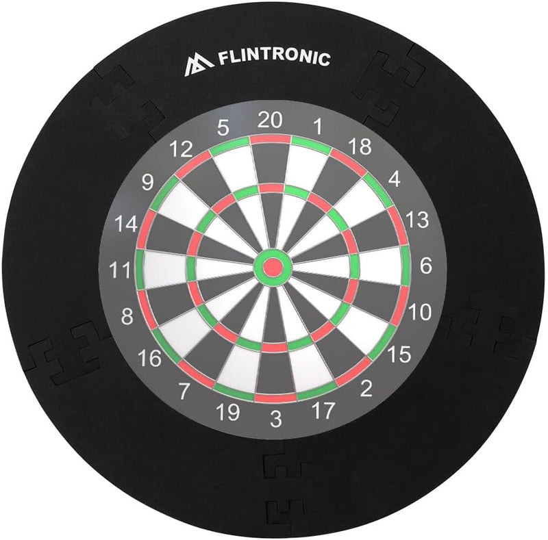 Flintronic Dart Catchring Surround, Surround Auffangring Dart Backboard, Dartscheibe Schutzring, Lei