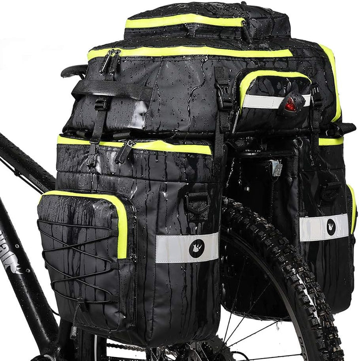 BAIGIO Fahrradtasche 3-in-1 Multifunction wasserdichte Gepäckträgertasche 75L Radfahren Gepäckträger