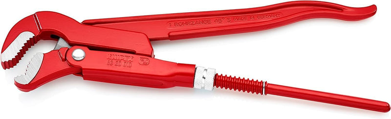 KNIPEX Rohrzange S-Maul, Chrom-Vanadium, rot pulverbeschichtet, 320 mm, 83 30 010