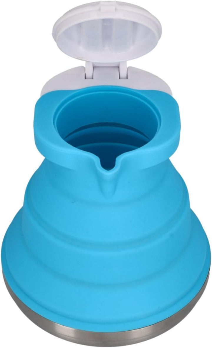 cartrend Caravan Wasserkessel faltbar, Camping Wasserkocher, 1,5 Liter Fassungsvermögen, platzsparen