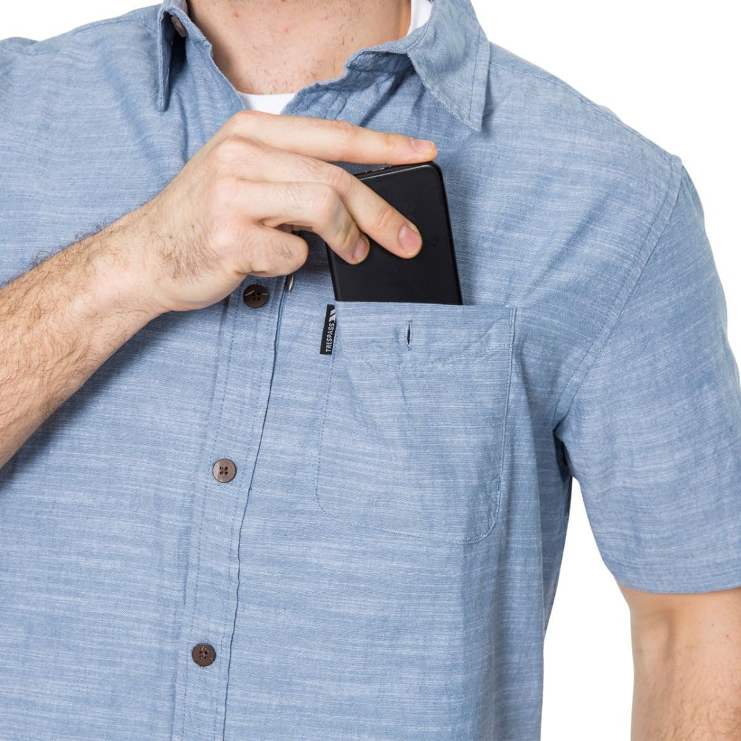 Trespass Herren Slapton P Shi Hemd S Dnm, S Dnm