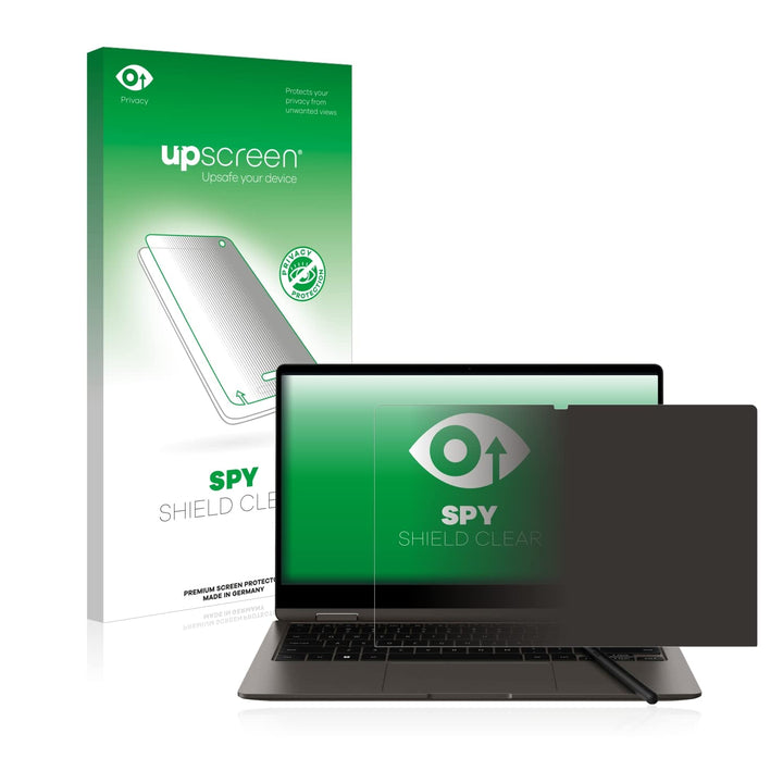 upscreen Anti-Spy Blickschutzfolie für Samsung Galaxy Book3 360 13" Made in Germany, Privacy Screen-