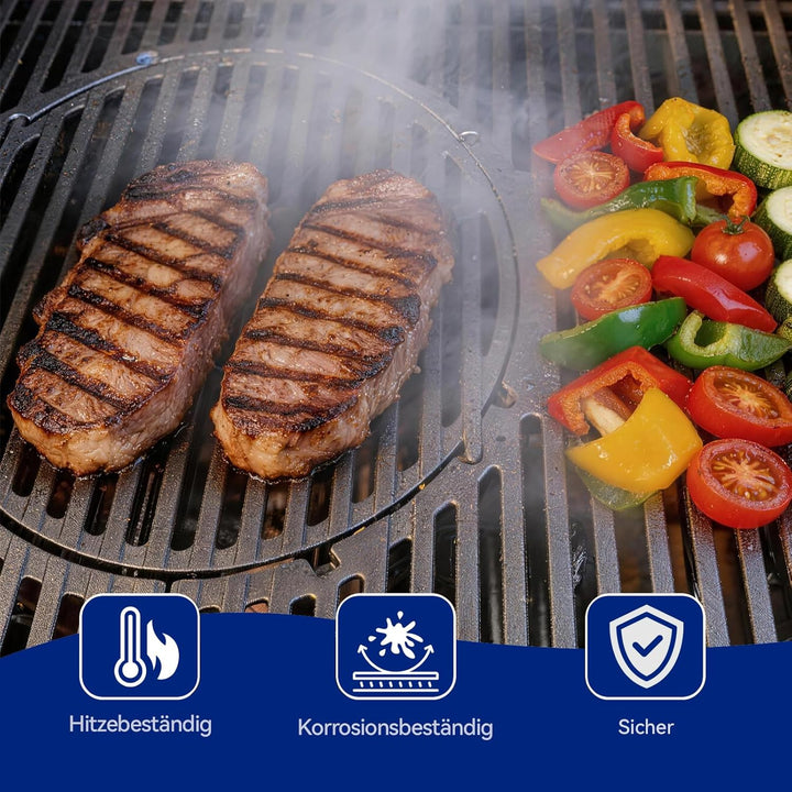 Gusseisen Grillroste Switch Grid Rost-In-Rost System Mit Enders Boston 3, Landmann Triton 3 & 4, Bar