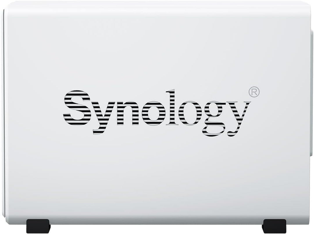 Synology DS223J 8 TB 2 Bay NAS-Lösung installiert mit 2 x 4 TB Western Digital Red Plus Laufwerken W