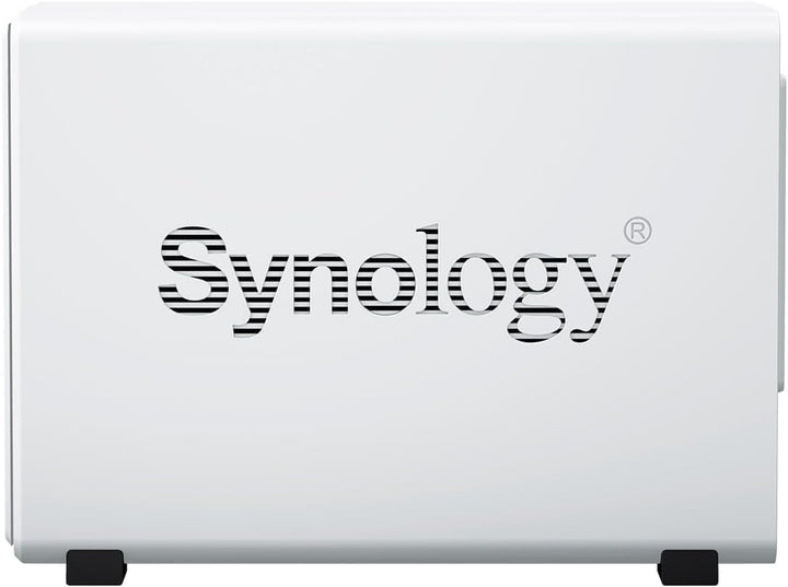 Synology DS223J 8 TB 2 Bay NAS-Lösung installiert mit 2 x 4 TB Western Digital Red Plus Laufwerken W