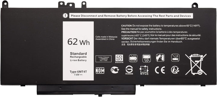 Swark Laptop Akku 6MT4T Replacement Komplett with Latitude E5450 E5470 E5550 E5570 7 V69Y TXF9 M 79V