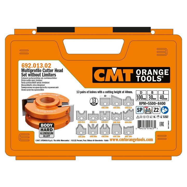 Set multiprofilo Senza Lim. D = 100 x 40 x 30 (All)