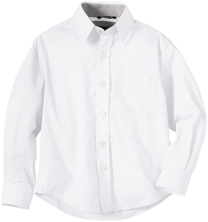 G.O.L. Jungen Hemd mit Kentkragen, Einfarbig 104 Weiss (White 6), 104 Weiss (White 6)
