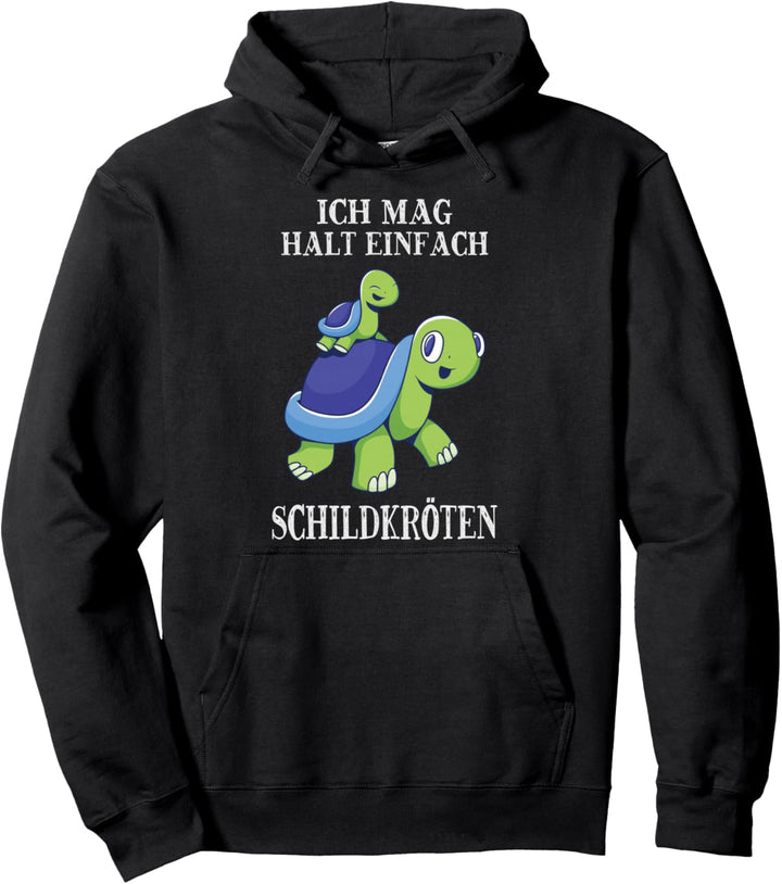 Ich Mag Halt Einfach Schildkröten Süsses Kröten Schildkröten Pullover Hoodie