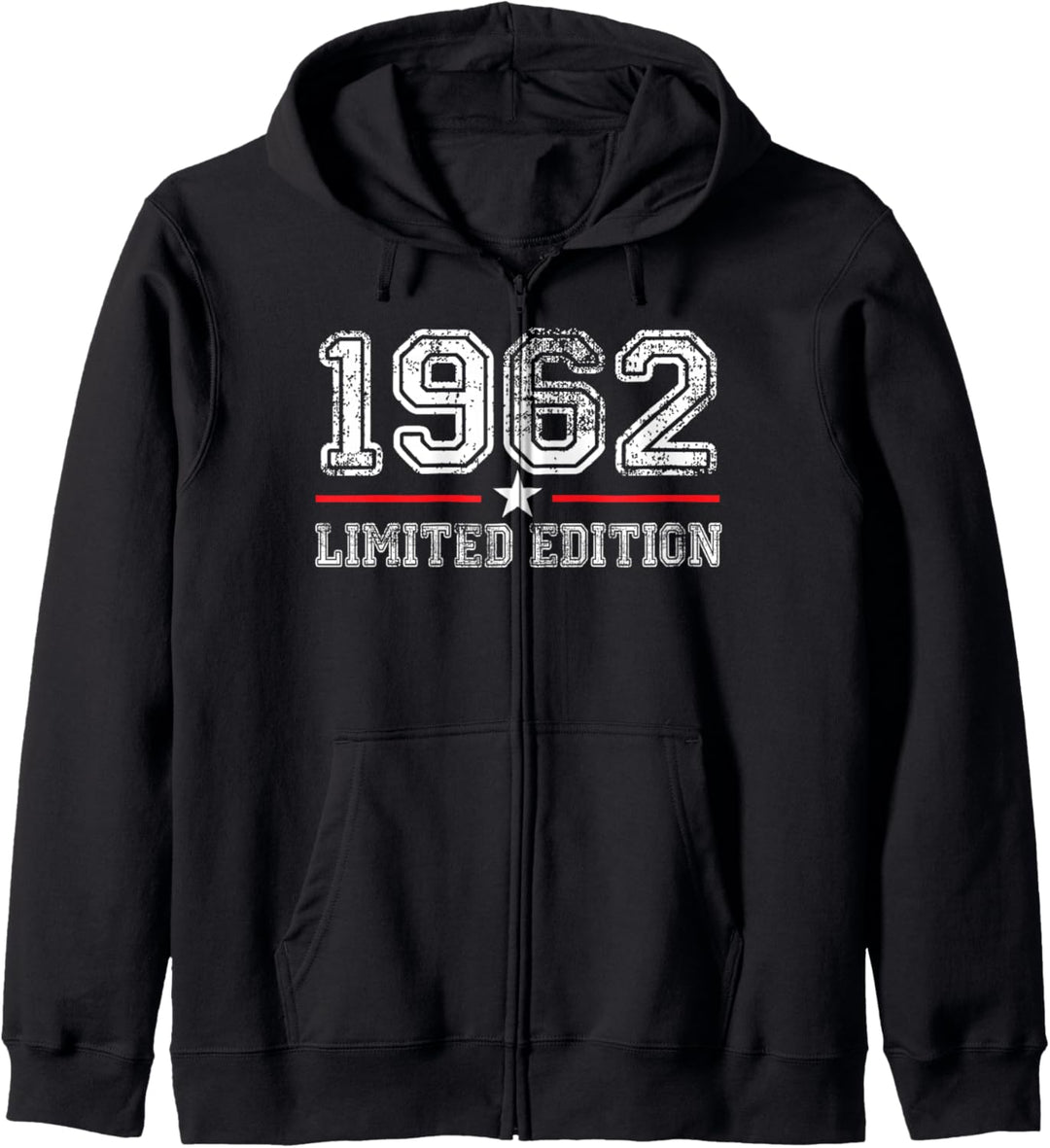 62. Geburtstag Mann Frau 62 Jahre 1962 Deko Lustig Geschenk Kapuzenjacke