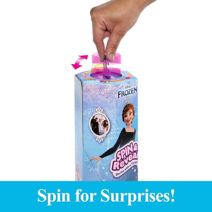 Mattel Disney Die Eiskönigin Elsa Modepuppen-Set, Spin & Reveal mit 11 Überraschungen, darunter 5 Ac