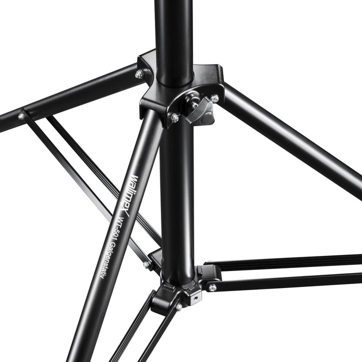 Walimex pro WT-501 Galgenstativ (max. Höhe ca. 175 cm und Belastbarkeit ca. 5 kg), Schwarz Single, S