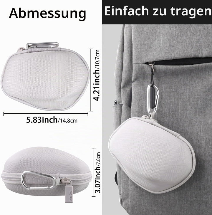 co2CREA Hart Schutz Hülle Etui Tasche für Logitech MX Master 4 /Master 3 /Master 3S Kabellose Maus W
