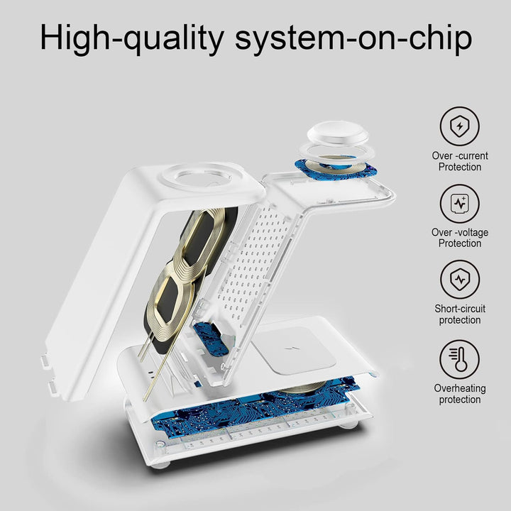 SPGUARD Ladegerät für Samsung Galaxy Watch 5 Pro 45mm Ladestation Galaxy Watch 4 Ersatzladegerät für