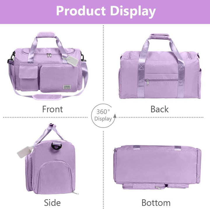Flintronic 36L Faltbare Reisetasche Gepäcktasche Grosse Weekender Übernachtungstasche Urlaubstasche
