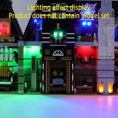 GEAMENT LED-Licht-Set für Geisterhaus Auf Dem Jahrmarkt kompatibel mit Lego Creator Fairground Colle