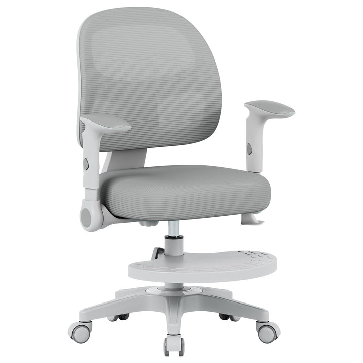MARK ADLER Junior 5.0 Grey | Kinder Schreibtischstuhl Ergonomischer Bürostuhl Kinderdrehstuhl Jugend