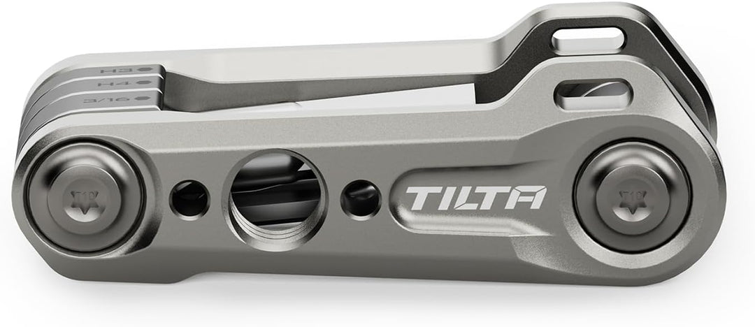Tilta Multifunctional Mini Tool Kit, 6 in 1 klappbares Werkzeugset mit 6 Schraubenschlüsseln Schraub
