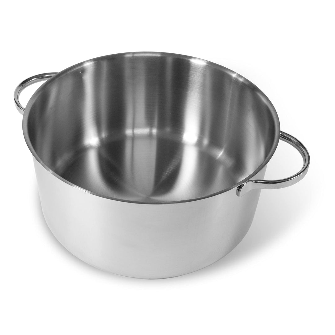 Moneta Allegro Kasserolle 2 m 24 cm aus Edelstahl für alle Herdarten 5,2 Liter
