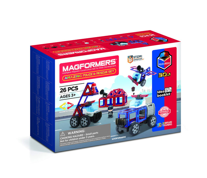 Magformers Amazing Police & Rescue Set